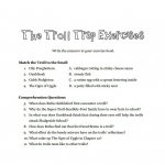 The Troll Trap - Worksheet for Children