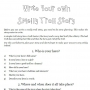 Worksheet for Children to Write Their Own...