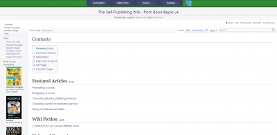 Screenshot of The Self-Publishing Wiki