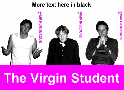 Brendan on the poster for <i>The Virgin Student</i> stage play (2006)